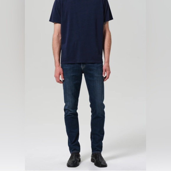 Citizens of Humanity NWT London Slim Tapered Jeans Men’s 32 Indigo Stretch Denim - Picture 1 of 11